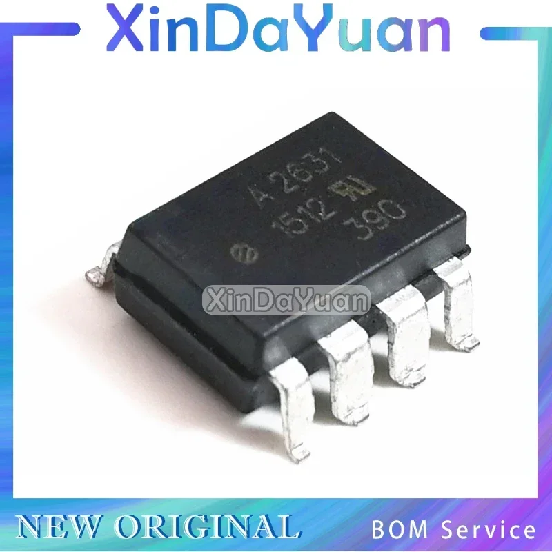 10 pcs  A2631 HCPL-2631 HCPL2631 SOP-8 HCPL-0631 Large Volume  Optocoupler