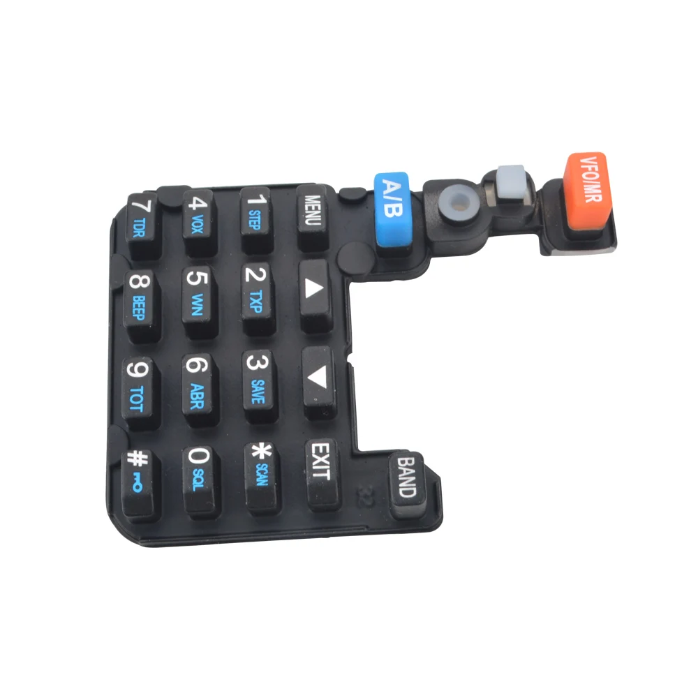 Baofeng UV-5R Walkie Talkie Repair Parts Rubber Keypad for Baofeng UV-5R Series Portable Two Way Radio