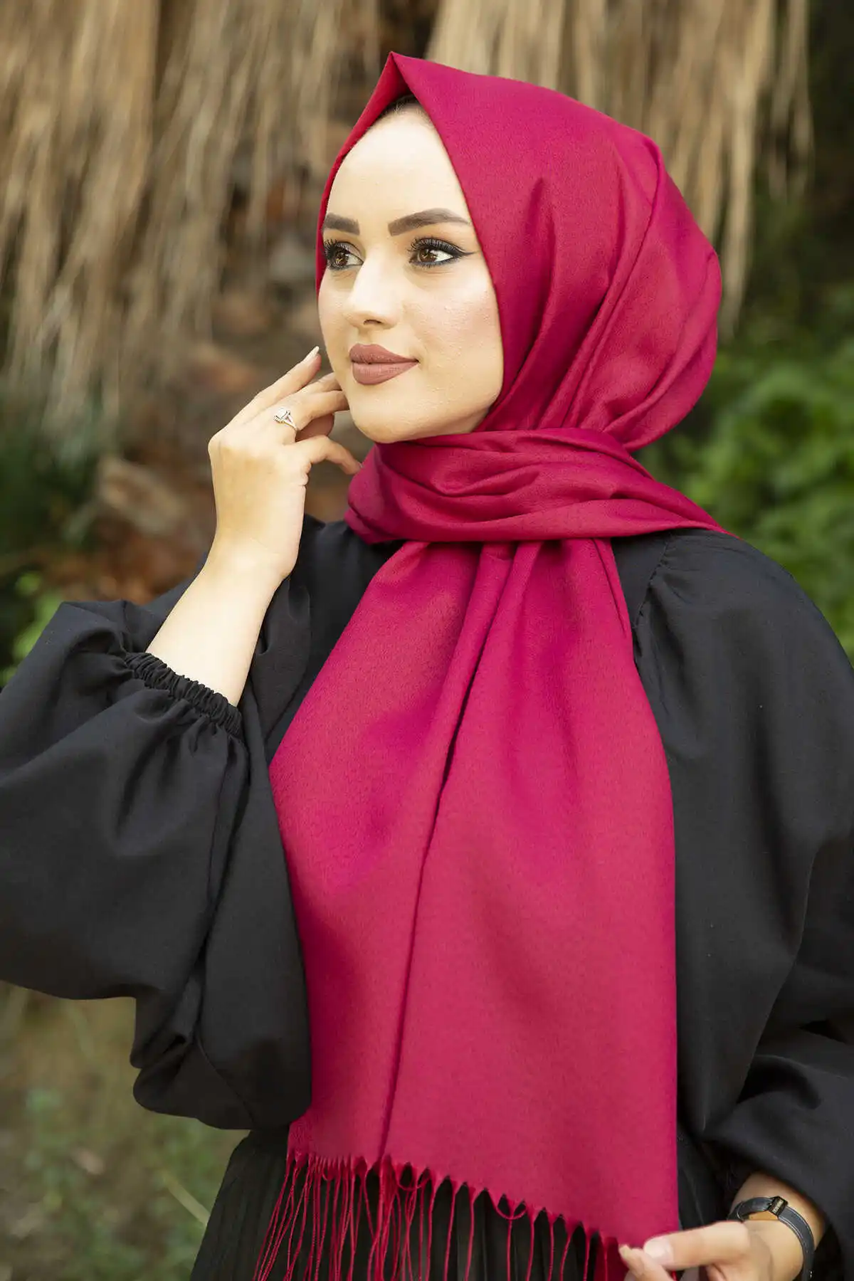 Foulard à glands pour femmes musulmanes, Hijab, e-hiver automne 2021, turquie islamique