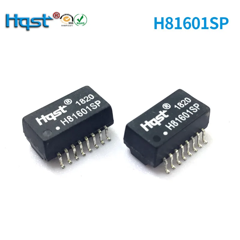 H1102nl H1601cg 16P Patch 100 M Network Transformer Double Loop Autocoupling Pulse Filter with Poe