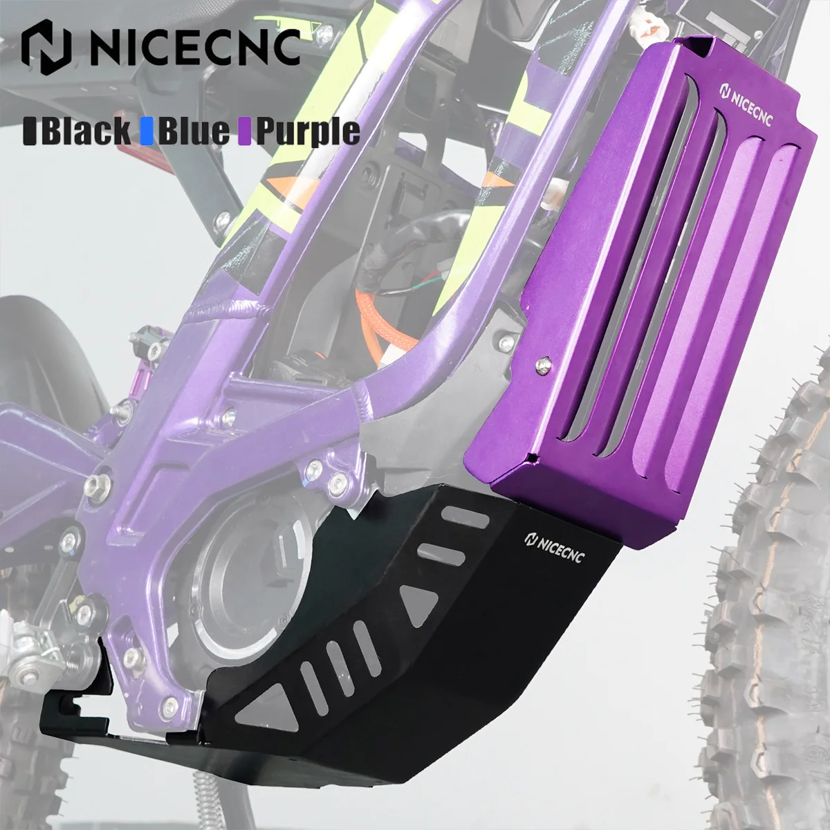 NICECNC For 2025 Surron Light Bee X S L1E Surron Ebike Controller Protector Engine Chassis Cover Guard Kit For Segway X160 X260