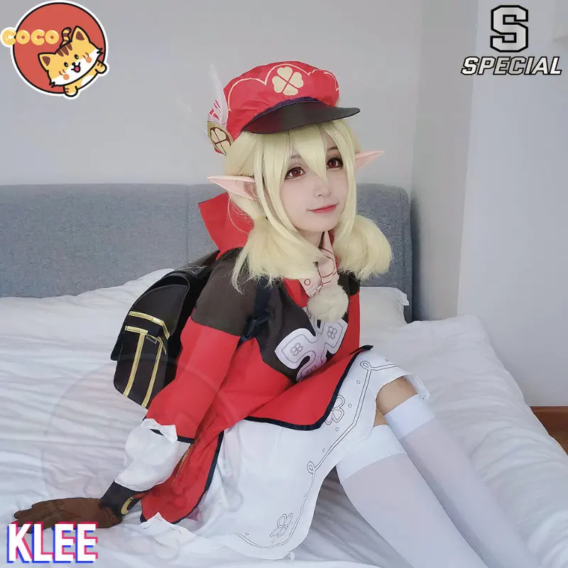 

CoCos-S Game Genshin Impact Klee Cosplay Costume Game Cos Genshin Impact Klee Cosplay Costume and Cosplay Wig