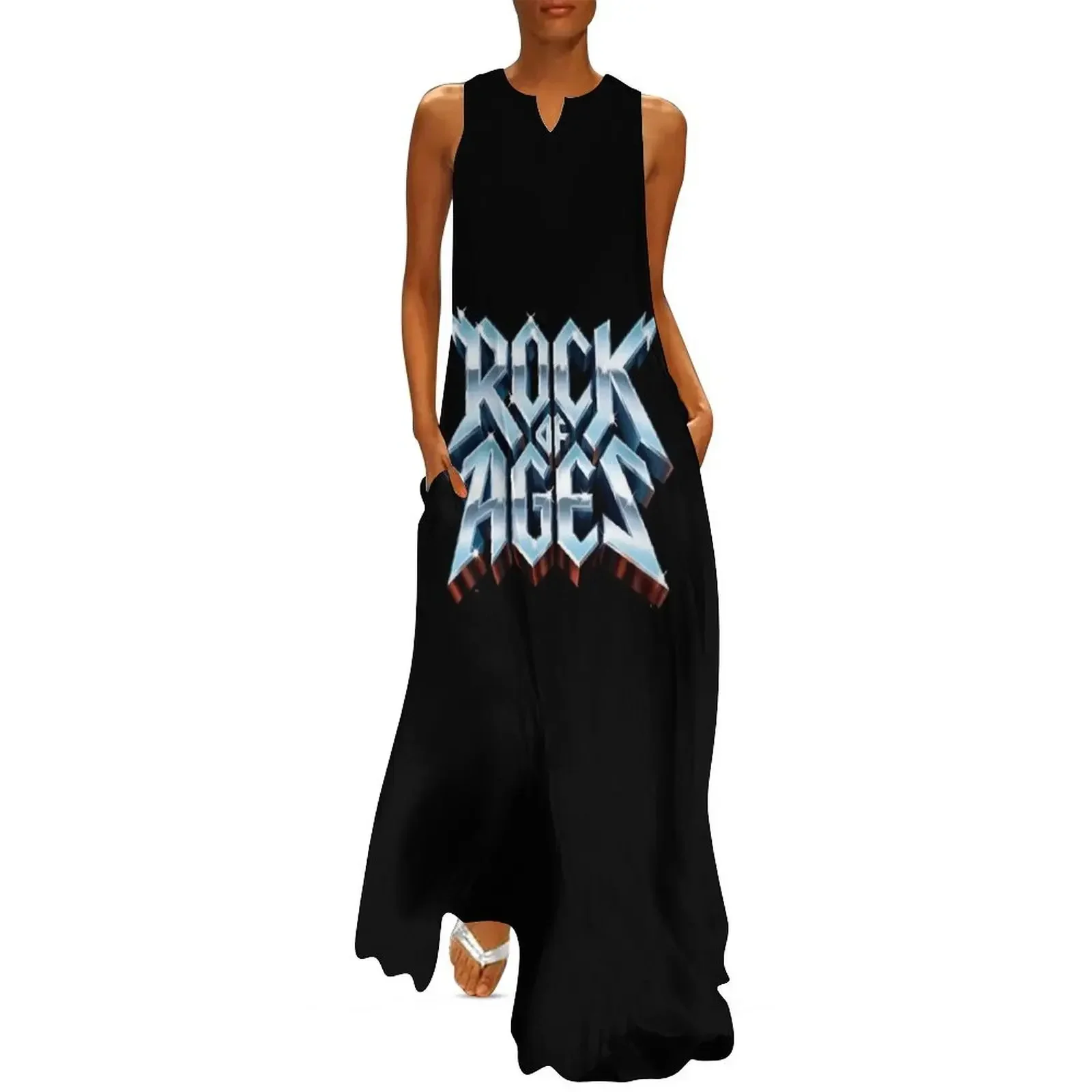 

rock of ages logo Classic Long Dress Women long dress dress women summer cocktail dresses summer