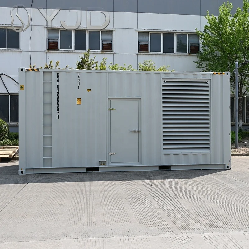 DYJD 1000kw 1100k 1250k 1375kva Diesel Power Plant Container Type Diesel Generator with Orl Weichai Engine WP12M33D1265E201