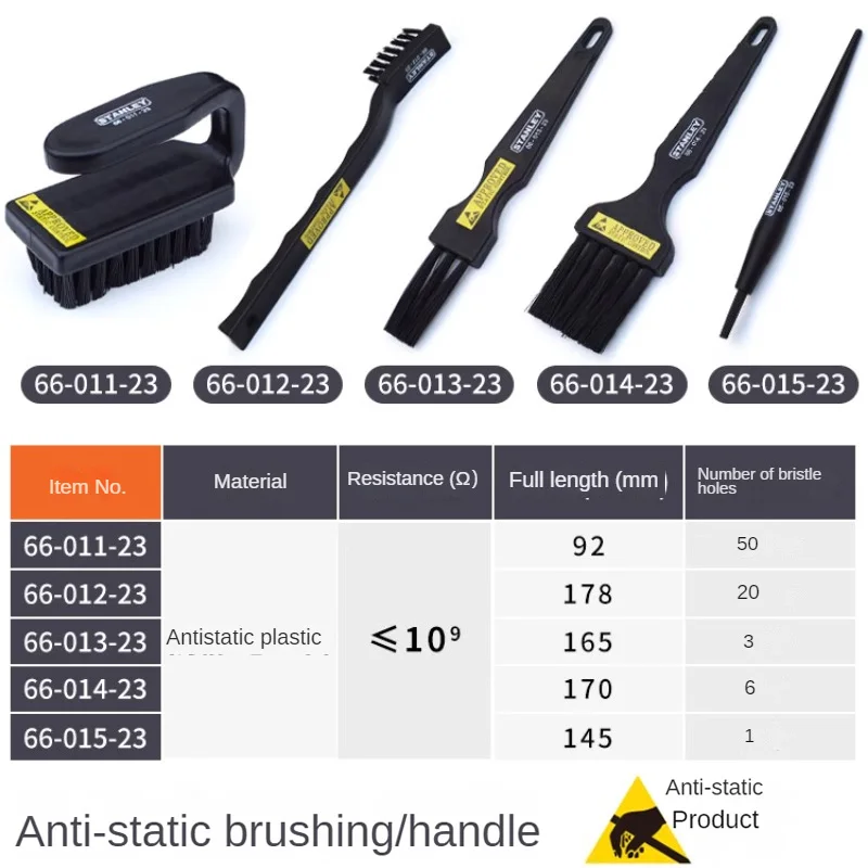 Stanley 1 Piece PCB Cleaning Brush Anti Static Brushes ESD Safe Electronics Computer Keyboard Laptop Board Cleaning SMD Brush