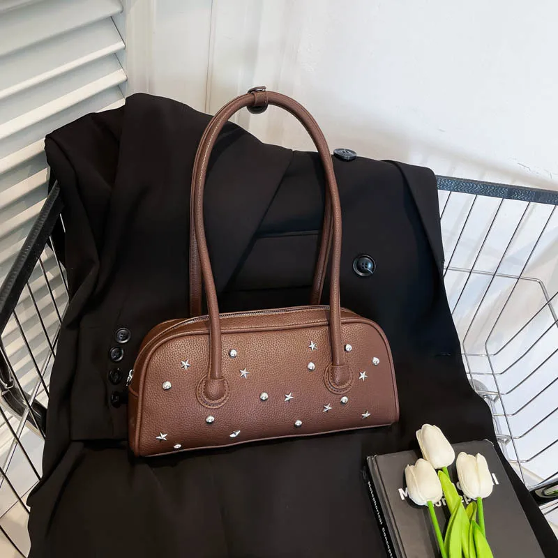 

2025 Summer Spacious Tote Bag, Minimalist Shoulder Purse for Women, Versatile Fashion Top Handle Bag, Casual Crossbody Bag​