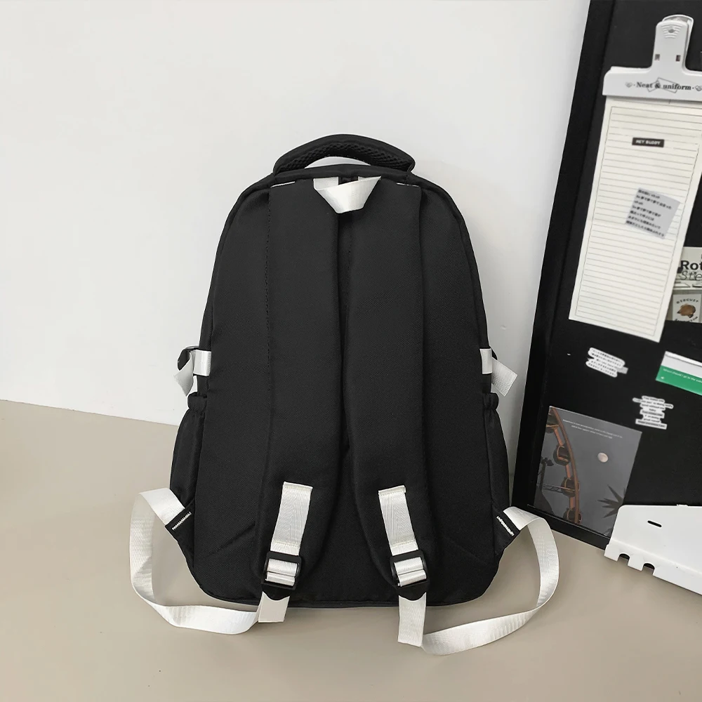 Women\'s casual backpack japanese style trendy brand college student computer backpack high-looking large-capacity junior high school student high