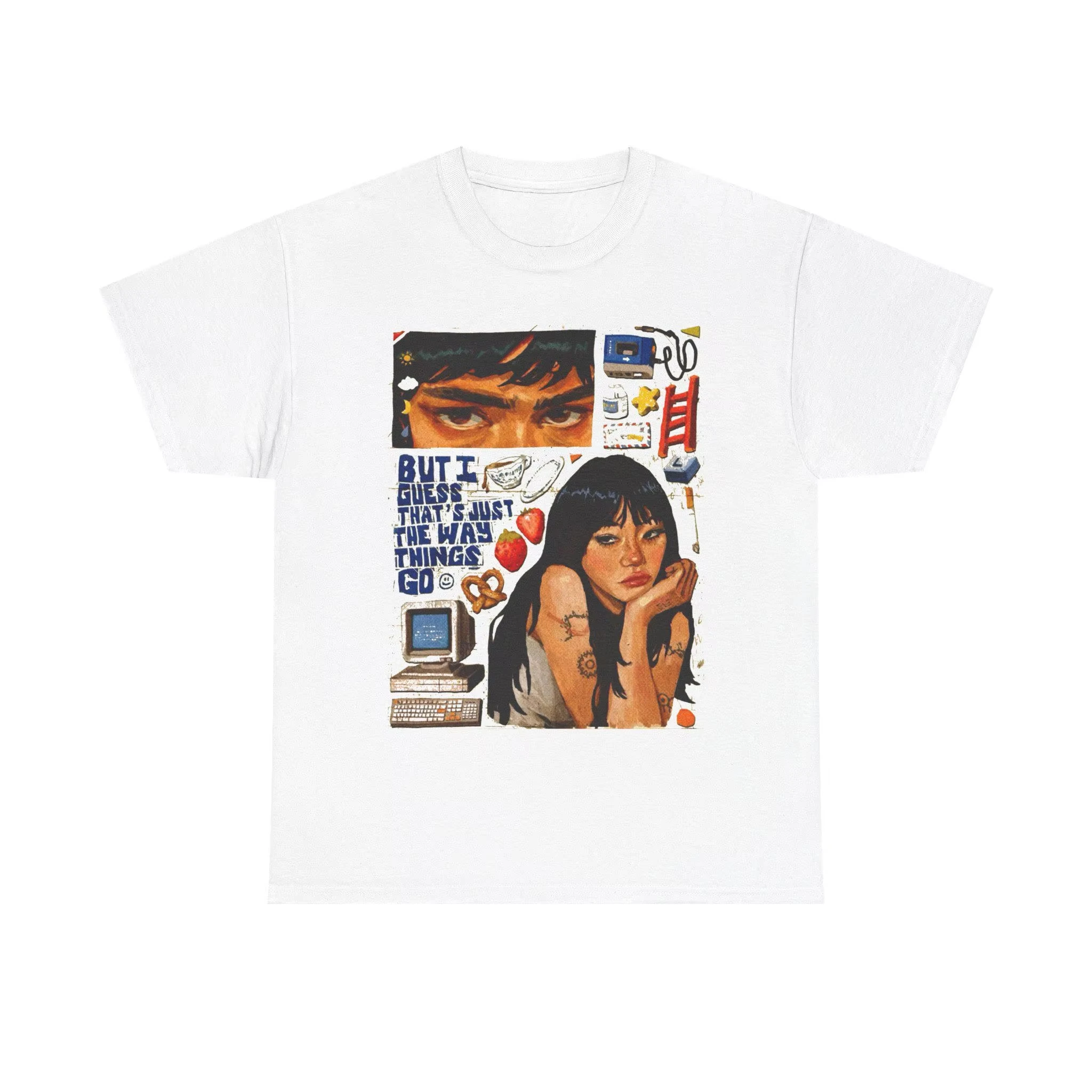 2026 Inspired Graphic Tee Retro Aesthetic Music Shirt Indie Fan Art T-Shirt 90s Vintage Style Unisex Top for Music Lovers