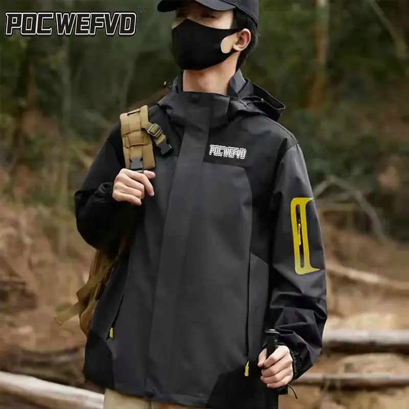 

POCWEFVD Men Waterproof Hiking Cycling Jackets Mtb Bike Windproof Wind Coat Bicycle Clothing Chaqueta Impermeable Para Hombre