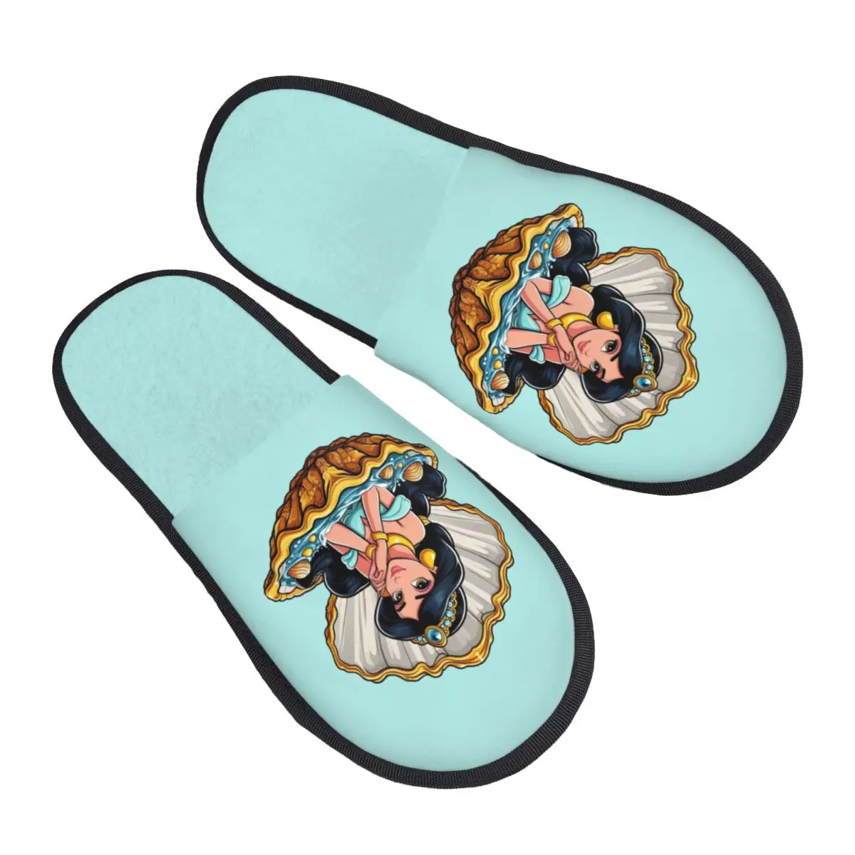 

Гостевые тапочки Aladdin на заказ для ванной комнаты, женские домашние тапочки из фильма «Музыкальная фантазия»