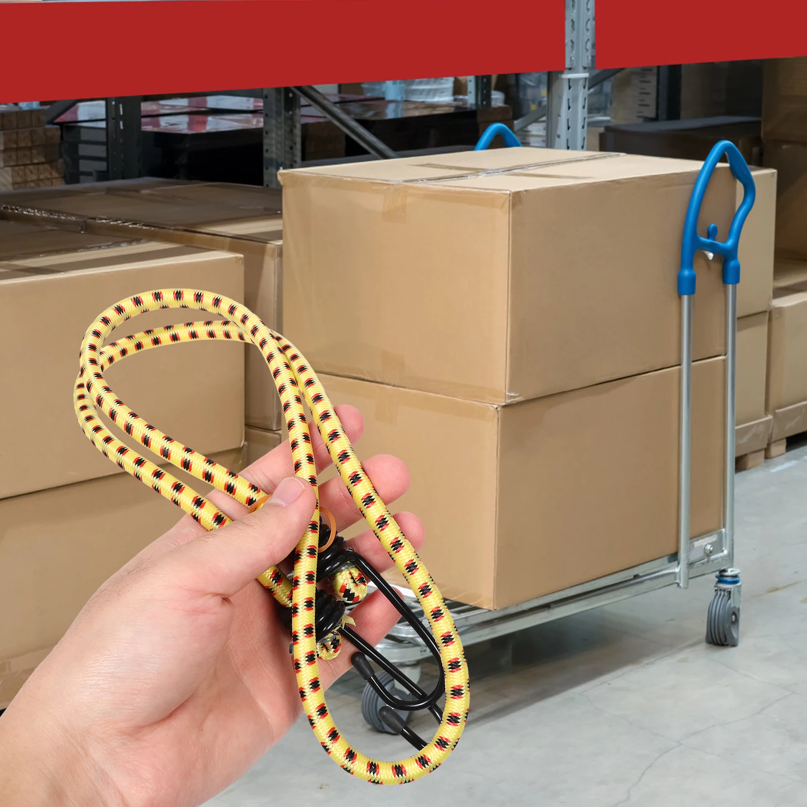 

Heavy Duty Cord With Hooks Elastic Rope For Bike Luggage Cargo Camping Tents Outdoor Adjustable Flat Strap Stretch Mini Rubber