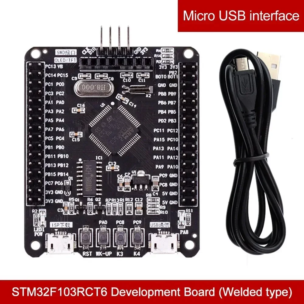 ARM STM32 Entwicklungsboard Kleine Systemplatine STM32F103RCT6 Entwicklungsplatine 51