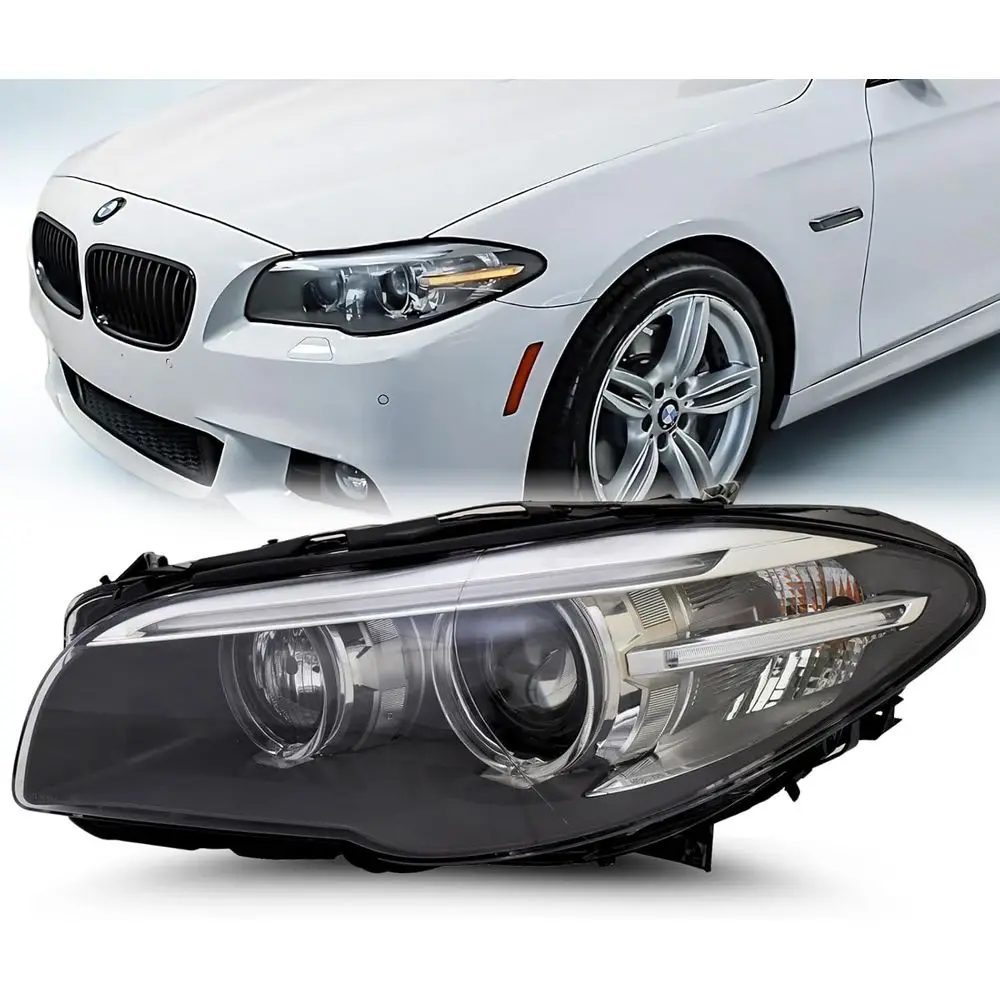 

Светодиодная лампа HID, совместимая с BMW 5 серии (седан, гибрид, M-серия) 2014, 2015, 2016 годов выпуска, левая/правая сторона, без лампочек.