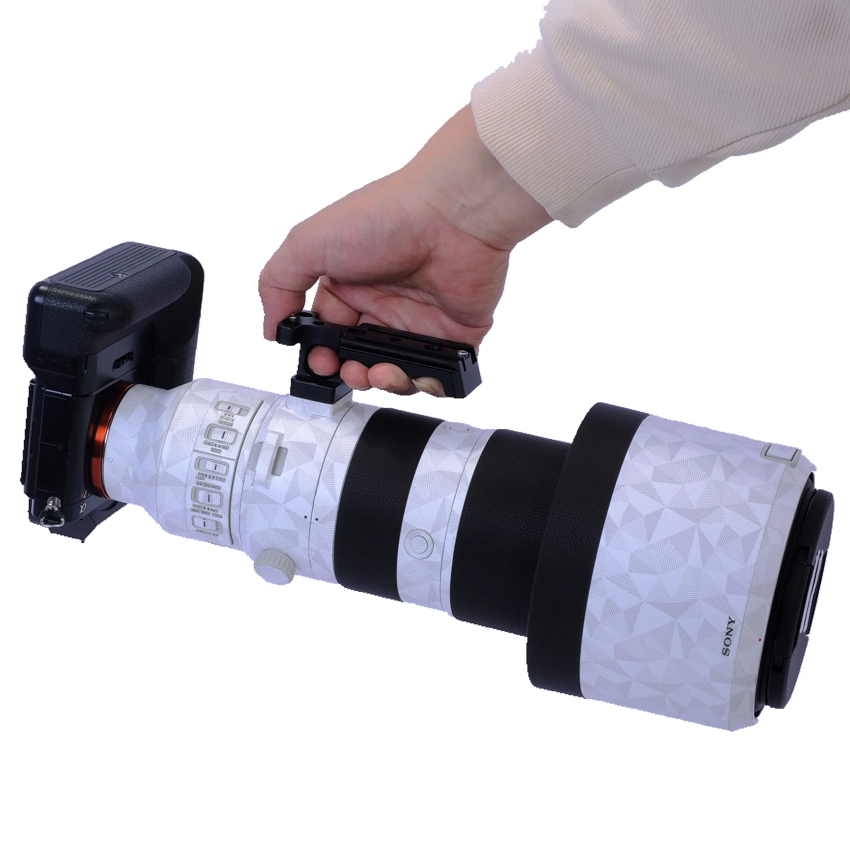 iShoot عدسة طوق القدم مع لوحة الإفراج السريع لسوني FE 400-800 مللي متر F6.3-8 G OSS ترايبود جبل حلقة Arca السويسري RRS LEOFOTO