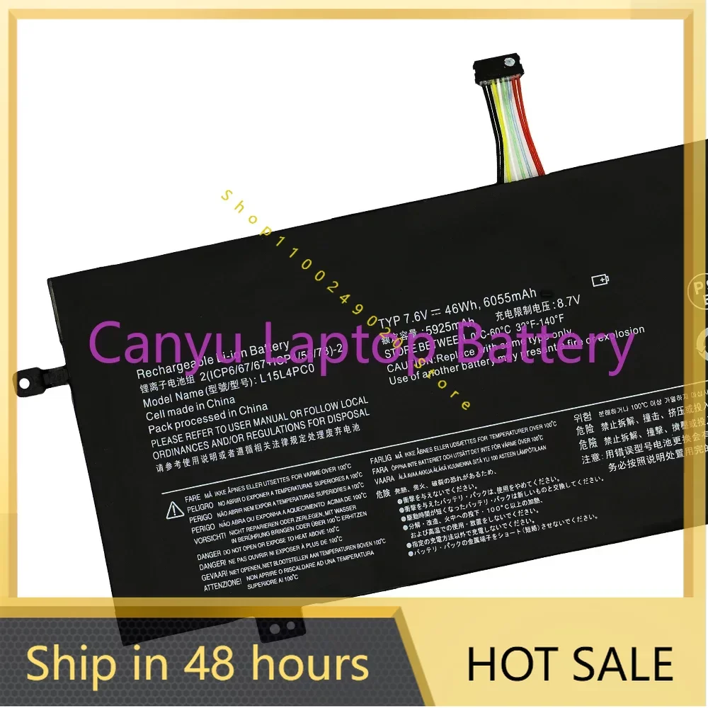 

NEW L15L4PC0 L15S4PC0 Battery For Lenovo IdeaPad 710S 13ISK 13IKB XiaoXin Air 13IKB Pro V730-13 K22-80 L15M4PC0 L15M6PC0