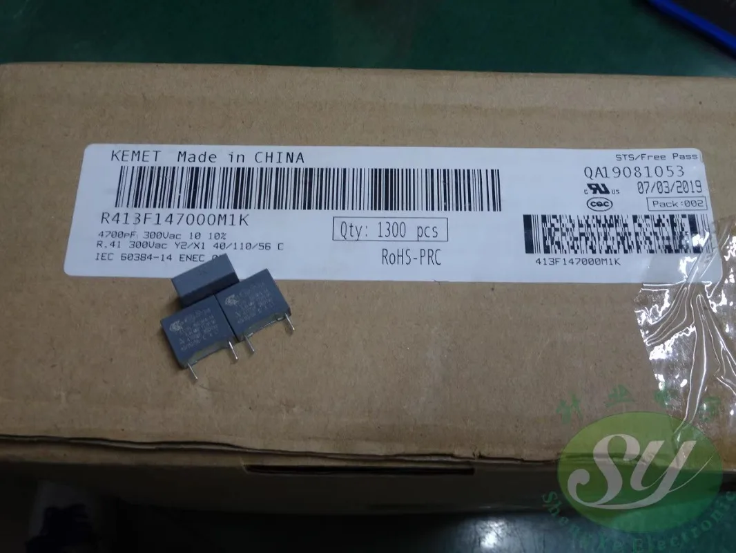 

20PCS AV R41 0.0047uf/300VAC 4.7nf 4700pf 4n7 472 Thin film Capacitance 10%