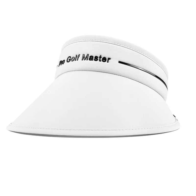 Chapéu de golfe feminino AC22 protetor solar sem cabeça aba grande UV boné de sol pesca caminhadas boné de proteção UV, branco