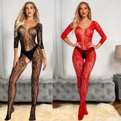 Women Sexy Lingerie Bodysuits Sexy Pajamas Body Stockings Erotic Teddies Bodysuit Cosplay Outfit Pantyhose Underwear Sex Product