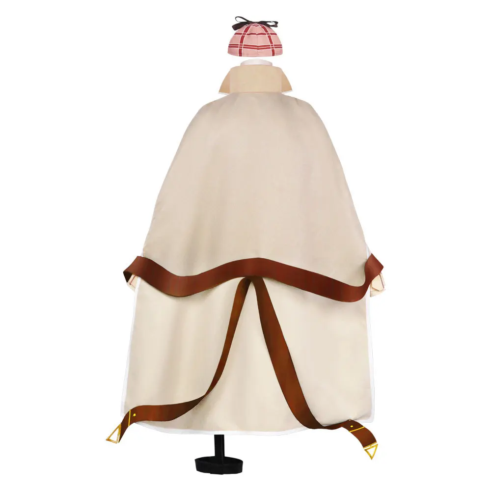 Watson Amelia Ame Cosplay Costume Hololive EN Holo Vtubers ensemble complet uniforme de détective tenue casquette perruque Halloween