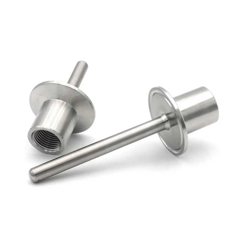 

Термометр из нержавеющей стали SS304, корпус термостойкости, трехзажимный зажим 1,5 дюйма с резьбой 1/2 дюйма NPT, датчик температуры