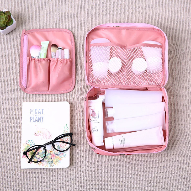 Hot-Sale Cosmetic Storage Bag Travel Bag Makeup Organizer Skincare Storage Zipper Bag 100% Good Rating 14 Colors