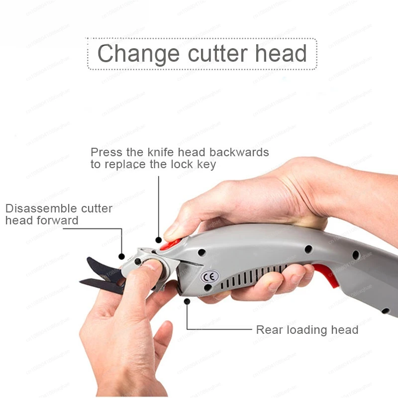 WCloth Garment Cutting Knife Leather Cloth Hand-held Electric Scissors