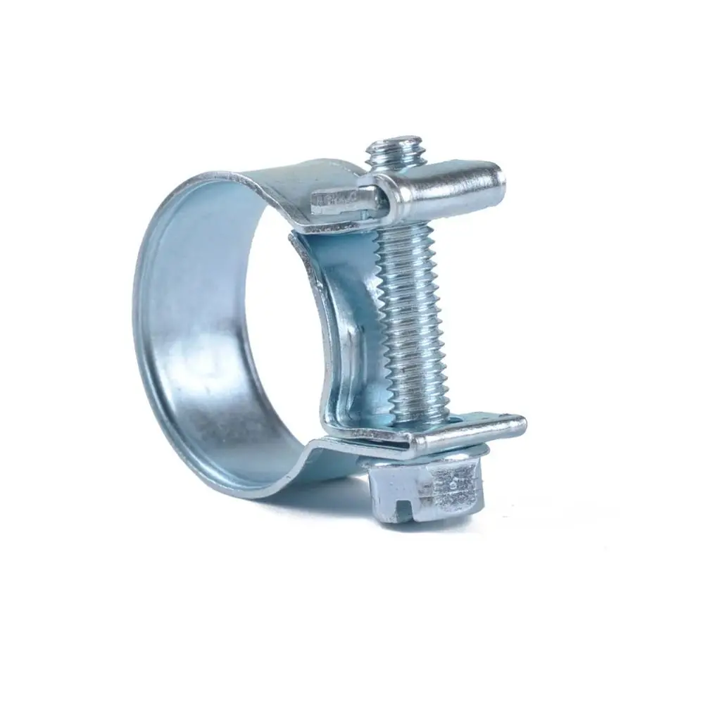 Strumento di fissaggio Fascetta stringitubo Raccordi per tubi Clip per tubi fissa Kit di assortimento zincato in acciaio al carbonio Cerchio per tubi