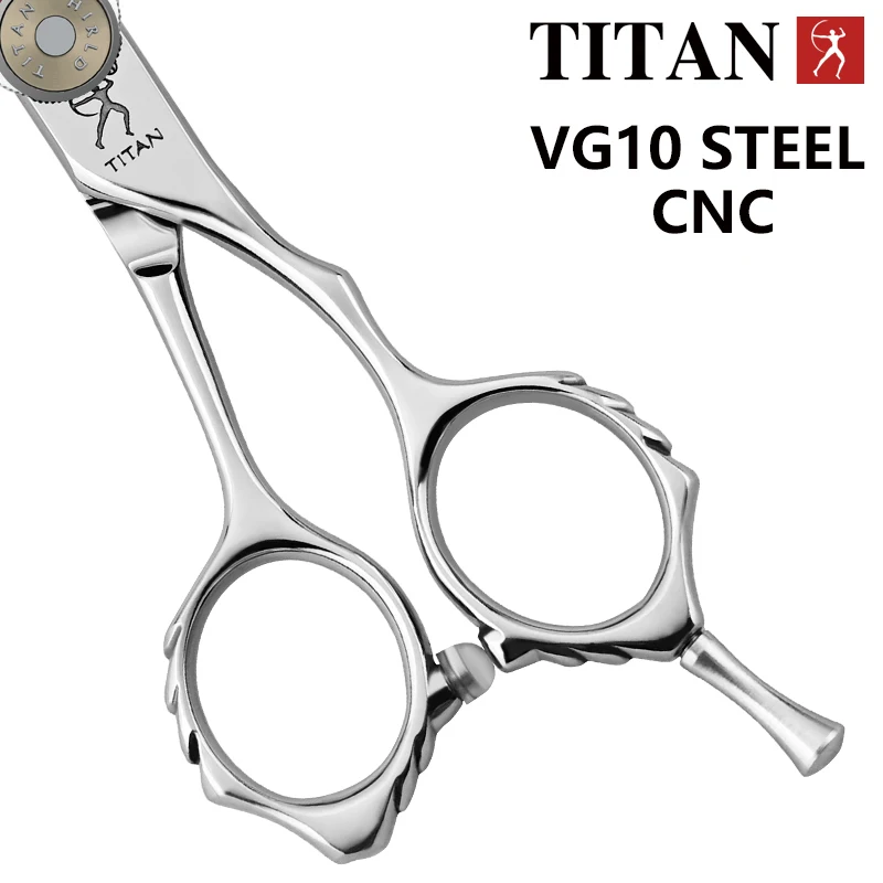TITAN professional barber scissors cutting thinning hair cut tool new item hairdressing shear  6inch  vg10 steel cnc