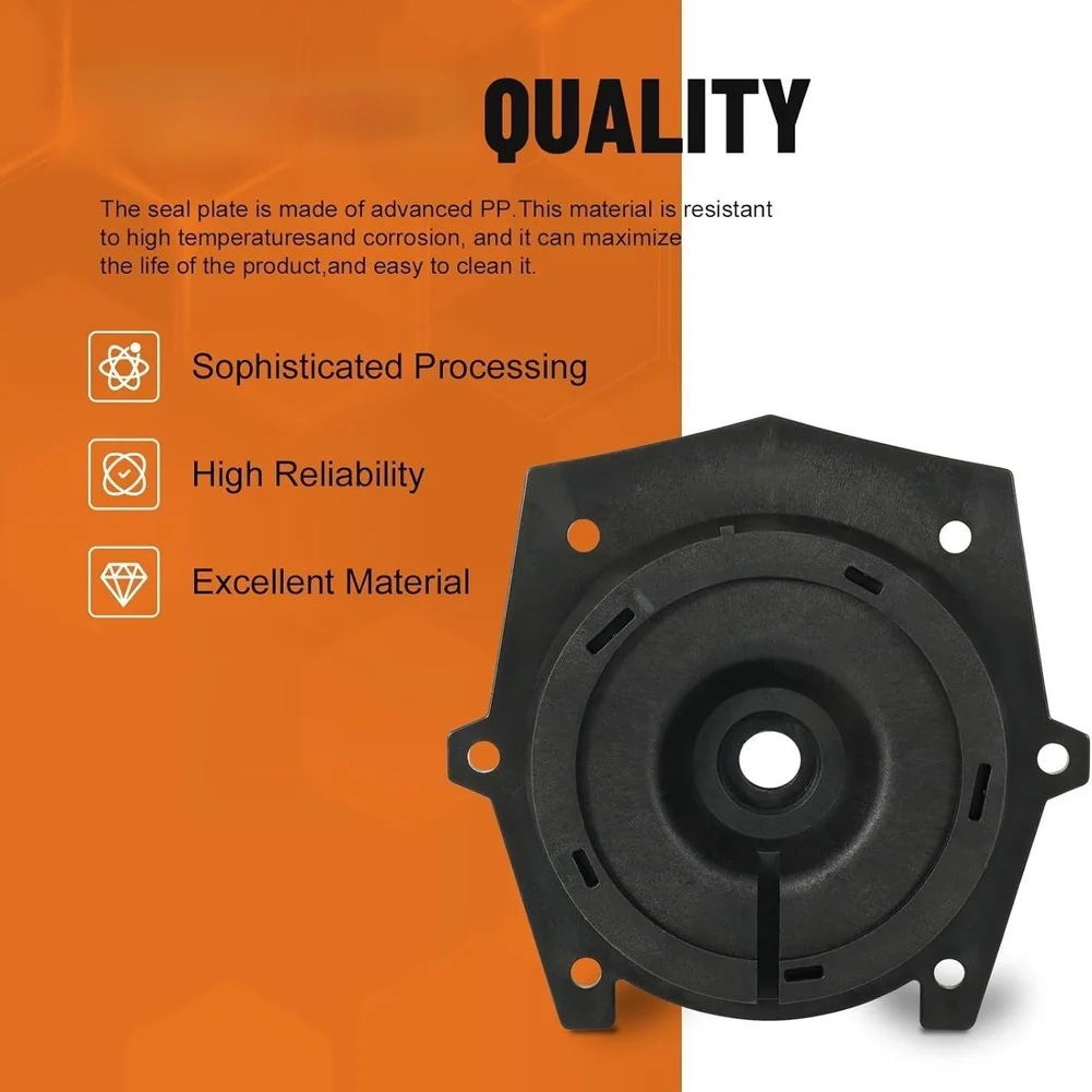 Sand Pump Interface Plate Compatible with For HAYWARD SPX3020E and Super II Models Using Advanced PP for Enhanced Service Life