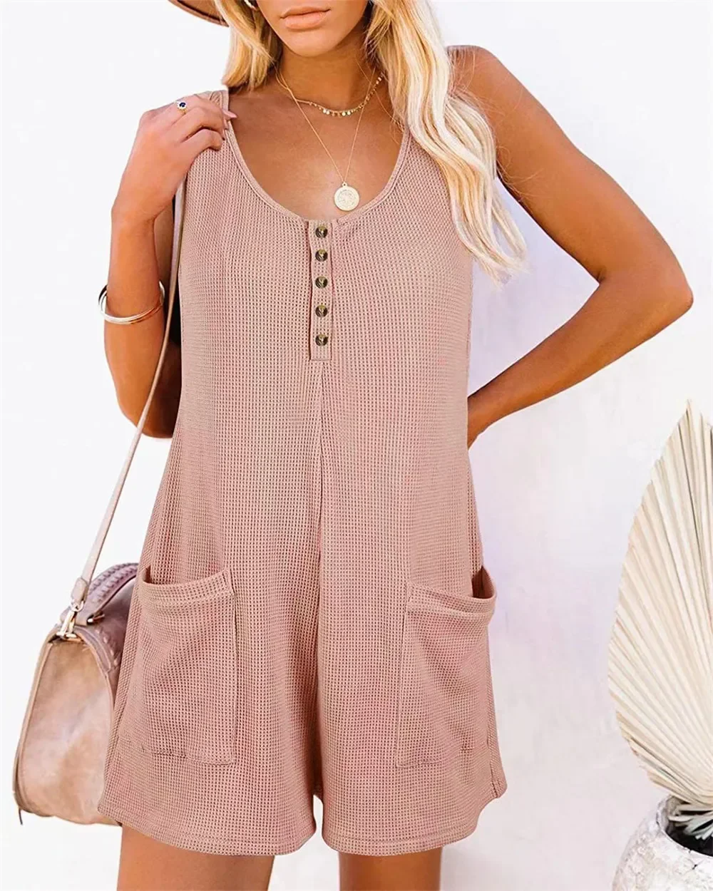 Summer Women Sleeveless Overalls Elegant Jumpsuits Romper Casual Vintage Ladies Short Pants Mesh fabric Wide Leg Pants