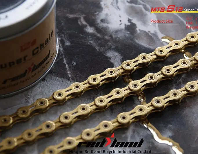 Bicycle Multi-speed Chain 12 Speed Hollow Pin Super Light Bicycle Chain  Redland Bicycle Parts