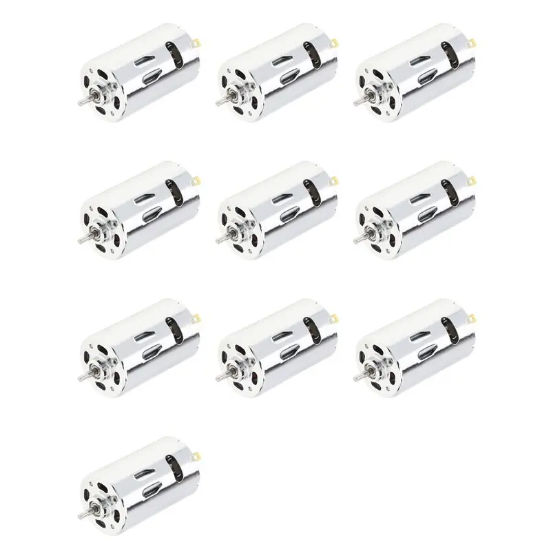 ABZS 10X RS555 High Torque Micro-Motor 12-24V For DIY Electric Tools, Drills, And Mills