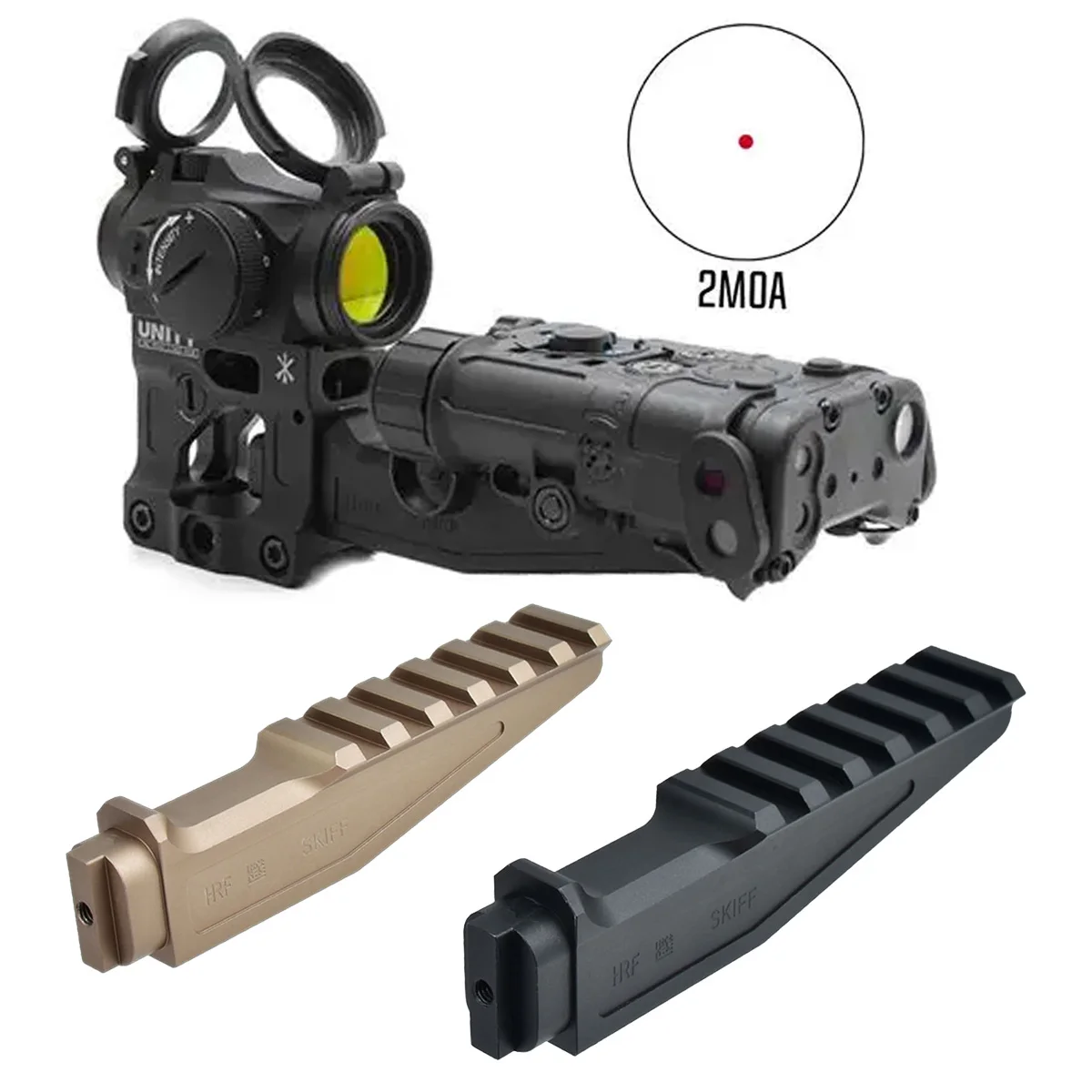 Support de montage HRF SKIFF 2,91" UNITY GB H**ra Mounts FAST FTC Support de montage optique pour lunette RedDot 558 PEQ-15 Support de montage double optique