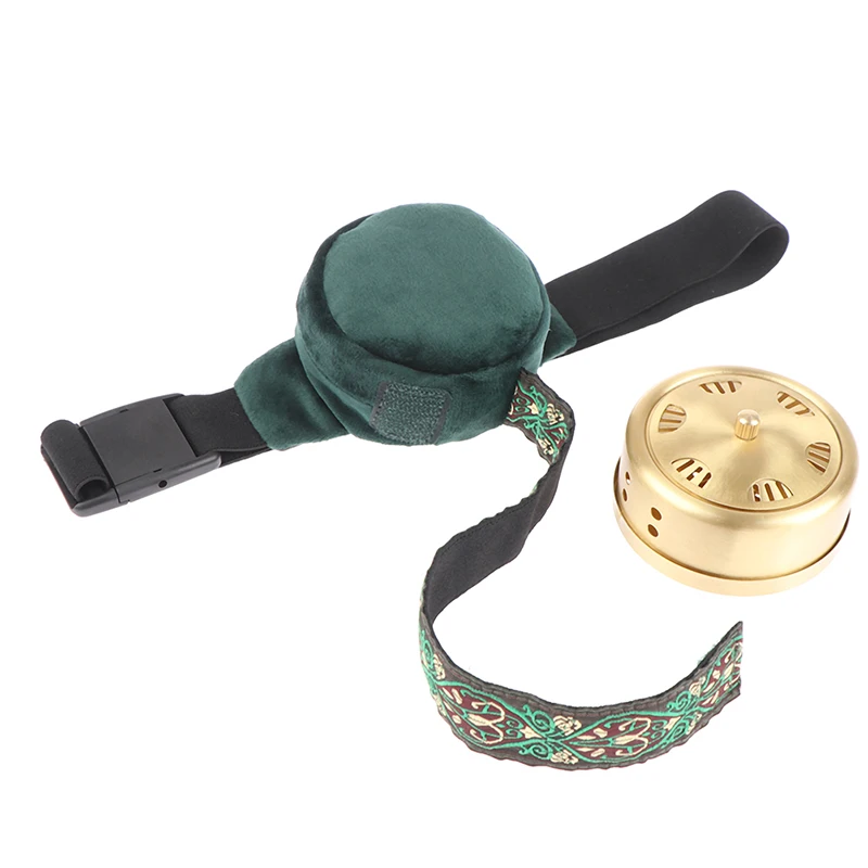 Brass Copper Moxa Moxibustion Box Bag Moxa Burner Acupuncture Roller Stick Holde