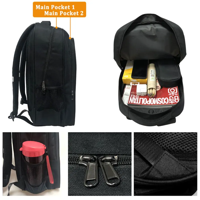 Simpatico escavatore Bulldozer camion dei pompieri zaino bambini 2 pezzi Set borse da scuola Daypack bambino scuola materna astuccio libro borsa regalo