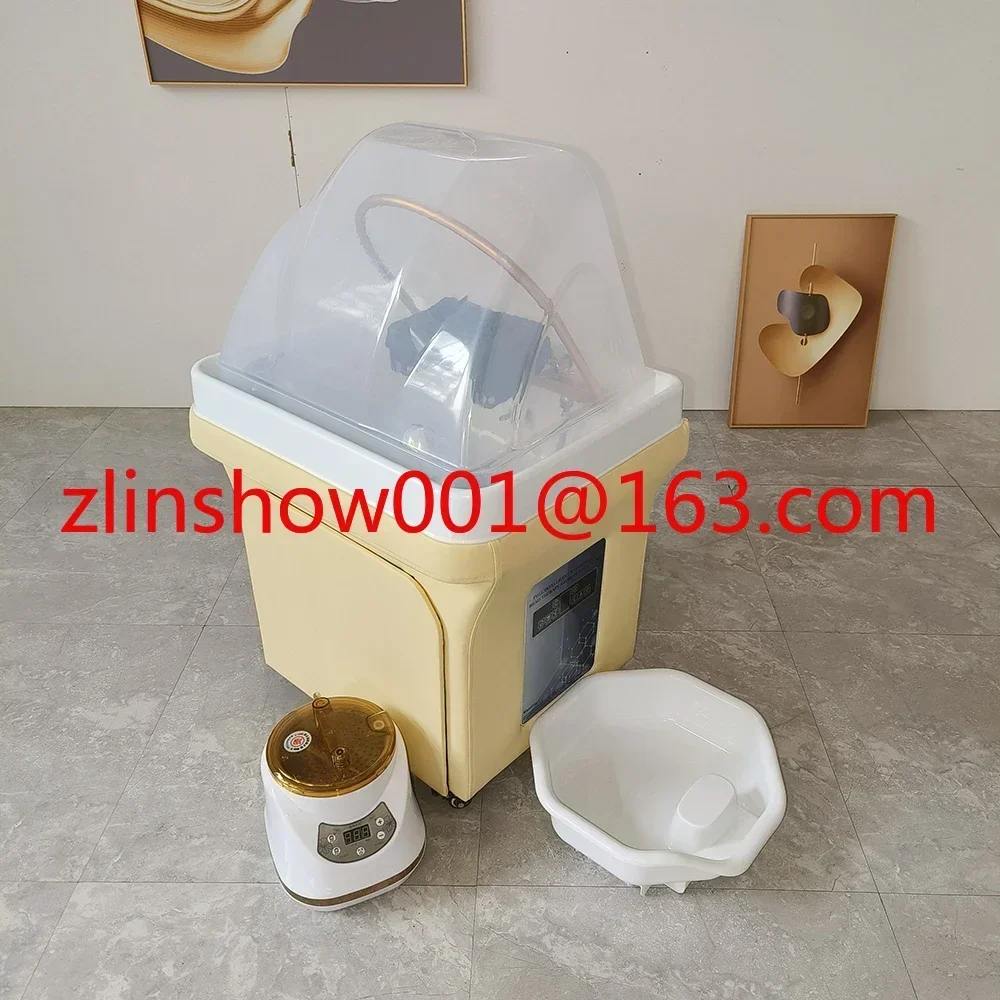 Hair Saloon Dedicated Mobile Shampoo Basin Head Treatment Fumigration Spa Machine Beauty Salon Ear Cleaning Water Circulation