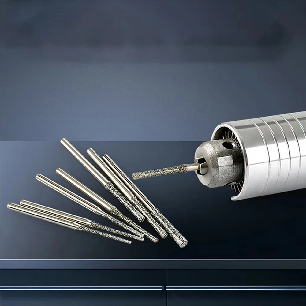 KATWAY 5 قطع لقم الثقب المطلي بالألماس 0.8-2.5 مم - لقم ذات رؤوس دقيقة للبلاط والمجوهرات وحفر الزجاج HH-AA233 #4