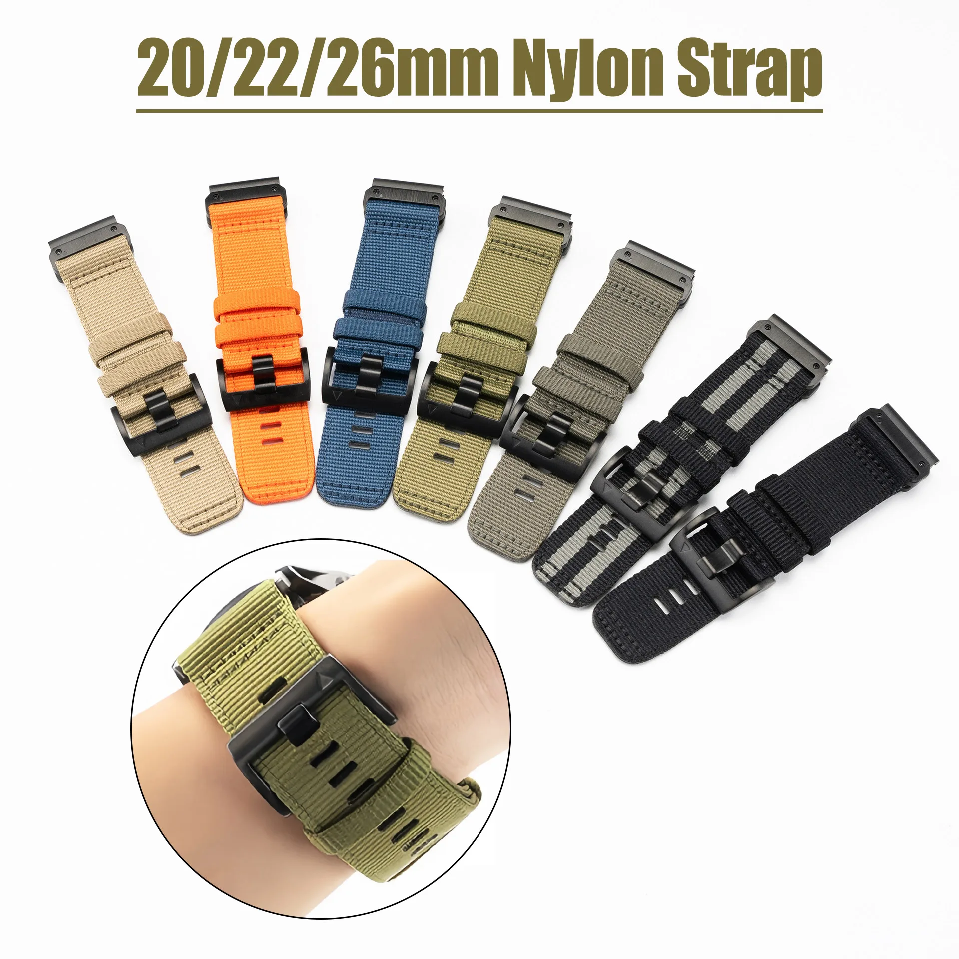 20Mm 22Mm 26Mm Nylo… - image