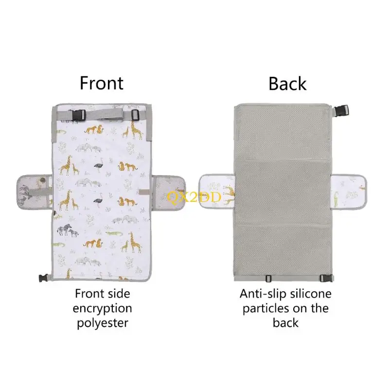 QX2D Comfortable Plane Extender For Children Lightweight Foldable Footrest Pad With Reinforced Safety Straps