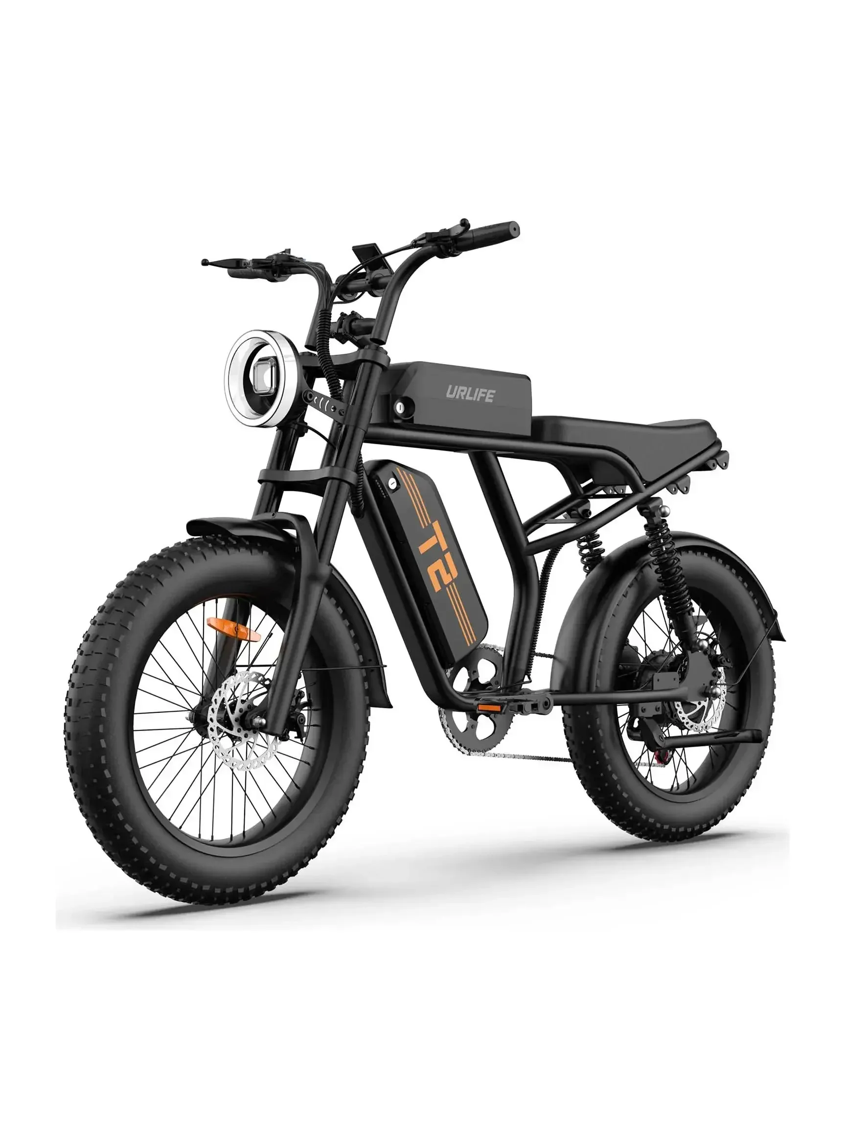 AliExpress URLIFE Adult 250W 48V T2 Electric Bike with 15.6Ah Battery 20-inch Fat Tire  E-Mountain Bike for Sports & Entertainment Cycling