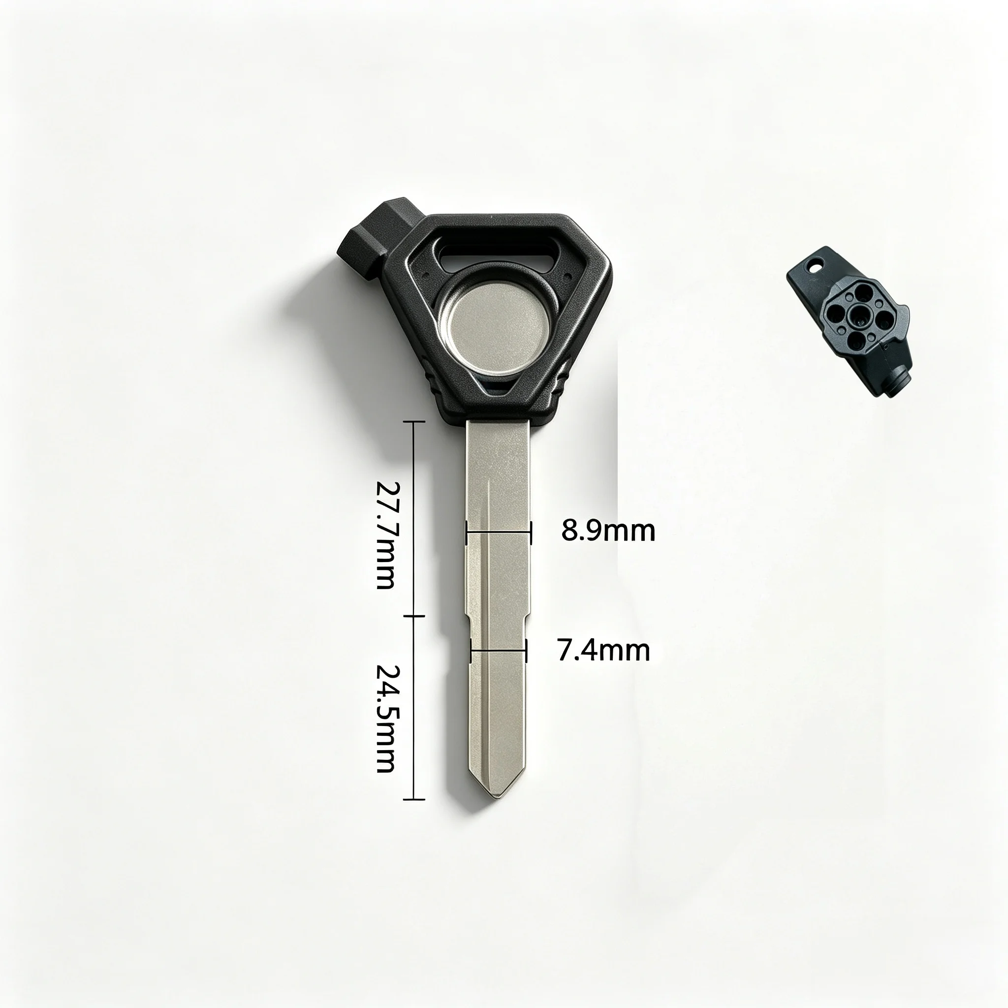 1Pcs/3Pcs Blank Key For Yamaha Magnet Anti-Theft Lock for ZY125T-18 BWS125 VOX50 GTR125 JOG Replacement Motorcycle Uncut Keys