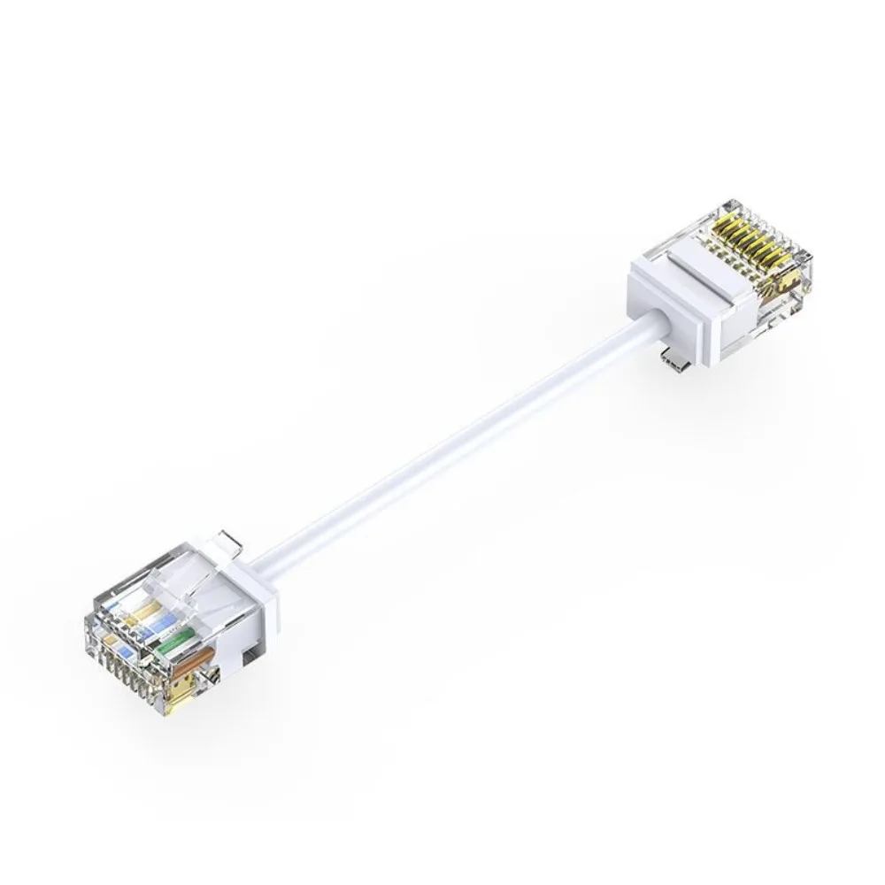 10pcs New 10Gbps CAT6a Ethernet Cable 28AWG 550MHz LAN Network Cord Super Light Slim UTP Patch Cable Laptop Use