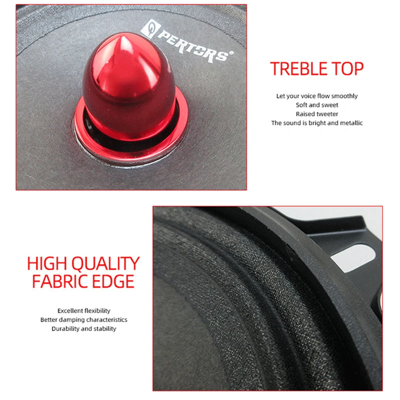 4 بوصة/5 بوصة/6.5 بوصة ستيريو السيارة منتصف المدى مكبر الصوت مكبر صوت للسيارة 400 واط/500 واط/650 واط منتصف باس مناسبة لتعديل صوت السيارة #3