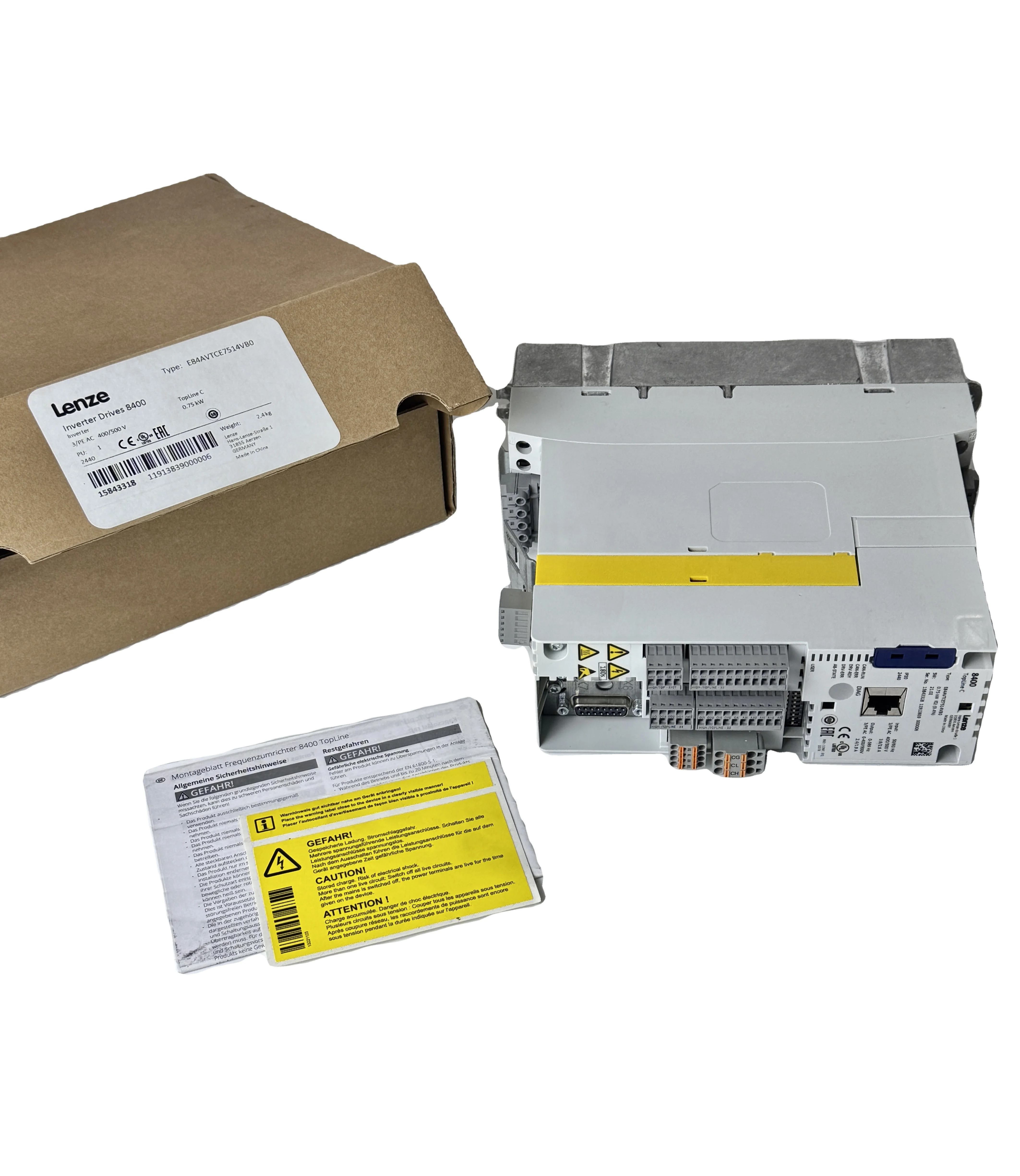 Lenze E84DGDVB15242GS New  Industrial 8400 Seri Frequency Inverter   Package Model