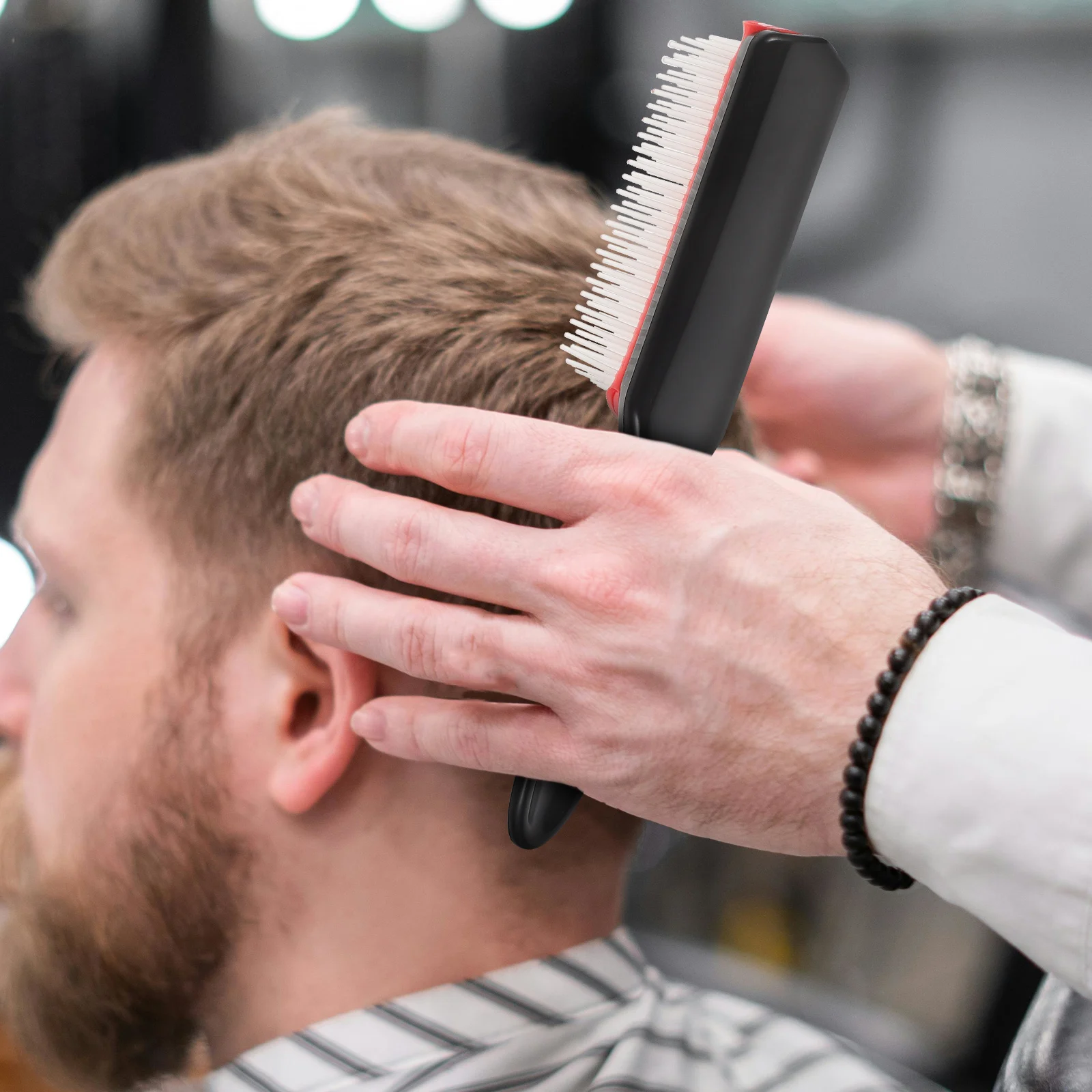 

Nine Row Hair Combs Professional Barber Comb for Styling Salon Use Promote Blood Circulation Relief Fatigue Portable