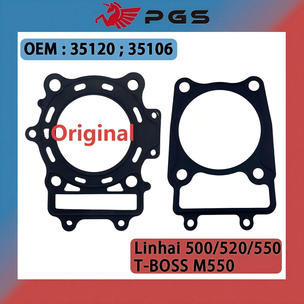 

Original 1 Set Cylinder Head Gasket 35106 1BE-11181-00 35120 1BE-11351-00 Cylinder Gasket For Linhai ATV 500D M550 EFI M550L