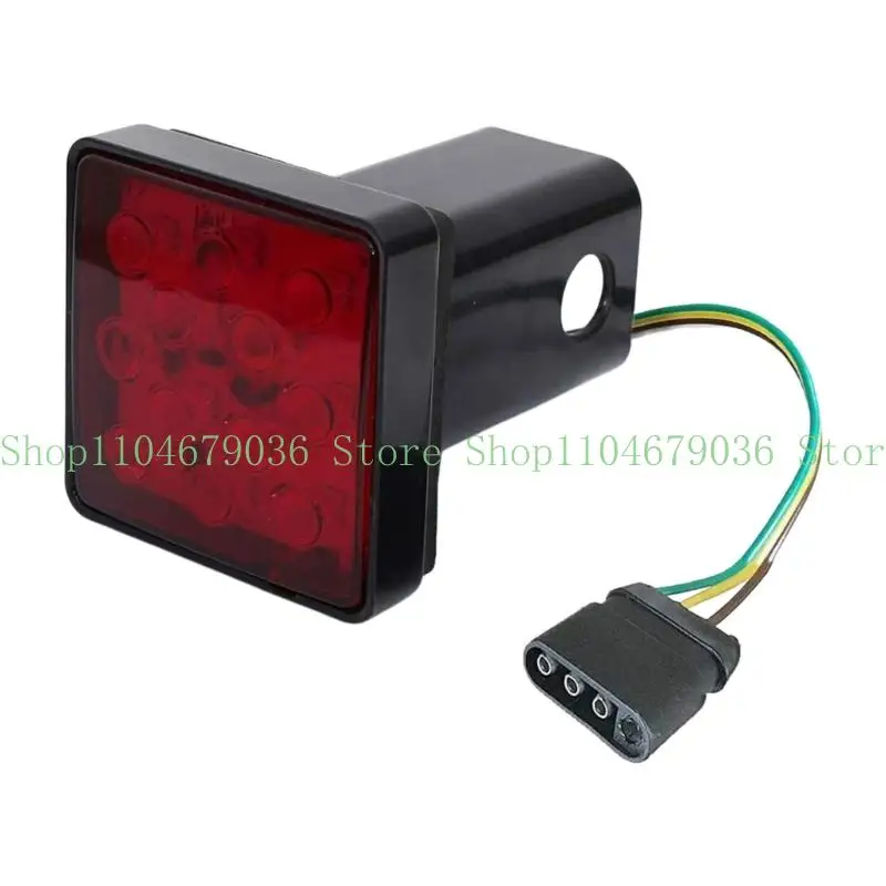 652F Universal 2Inch LED Trailer Light Energy Saving Brake Light Trailer Hitch Cover