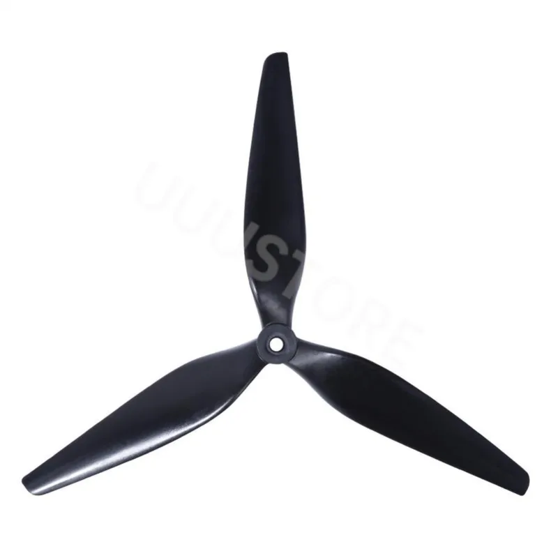 HQ Macroquad Prop 10X5X3 9X5X3 1050/9050 10inch 9inch 3 blades Black Carbon Reinforced Nylon Propeller for FPV Drone