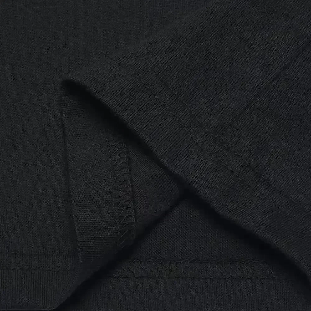 Minimalistisches koreanisches T-Shirt mit positivem Buchstaben-Print, lässiges, lockeres Kurzarm-Shirt für Damen und Herren, Y2k Top Aesthetic. – Detail 8