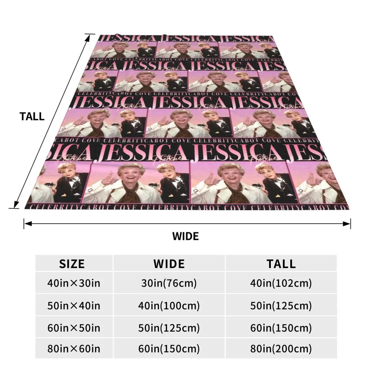Movie Murder She Wrote Jessica Fletcher Blankets Flannel Sofa Throw Blanket Lightweight for Home Bedroom Throws Bedspread Quilt